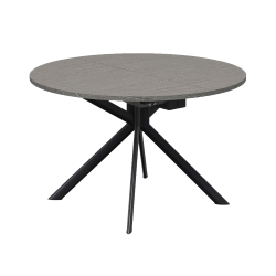 CONNUBIA table extensible à rallonge avec piètement noir mat GIOVE CB/4739-D 120 cm