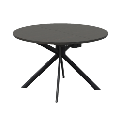 CONNUBIA table extensible à rallonge avec piètement noir mat GIOVE CB/4739-D 120 cm