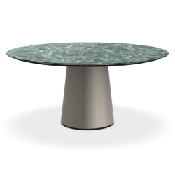 PORRO table ronde fixé avec base en métal MATERIC Ø 160 cm