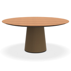 PORRO table ronde fixé avec base en métal MATERIC Ø 160 cm