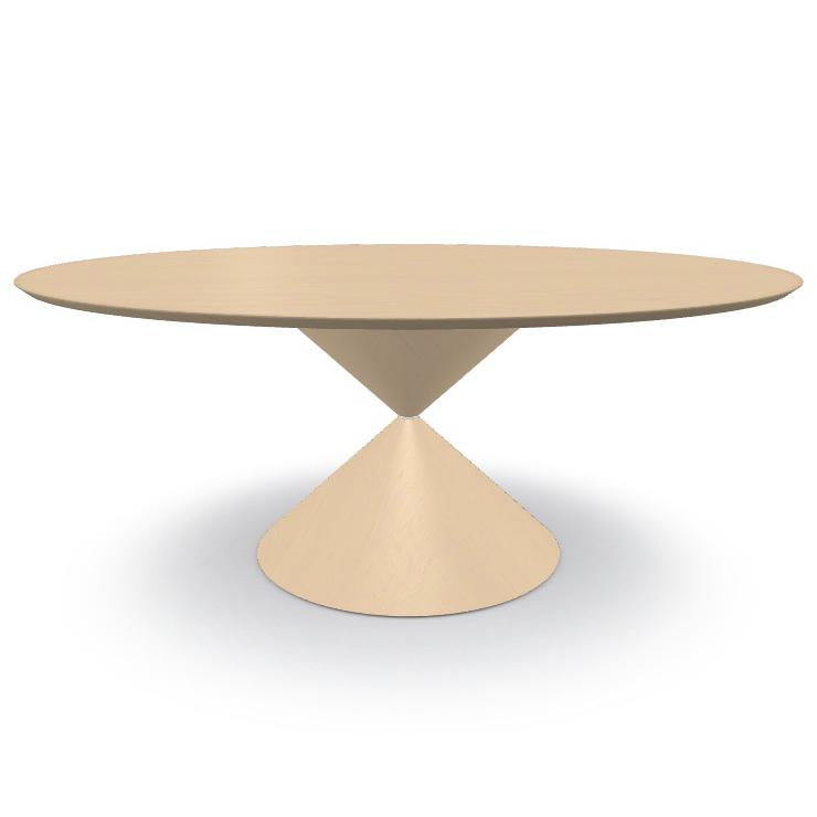 CLESSIDRA, Wooden table Round wooden table By Midj