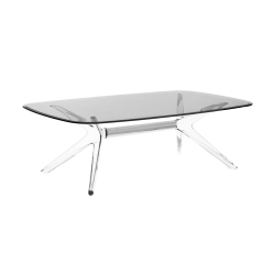 KARTELL table basse BLAST avec plateau rectangulaire