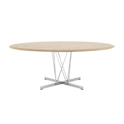 KARTELL table ovale VISCOUNT OF WOOD 192 x 118 cm