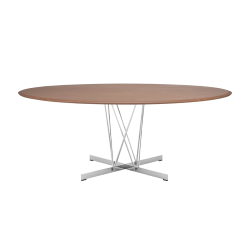 KARTELL table ovale VISCOUNT OF WOOD 192 x 118 cm
