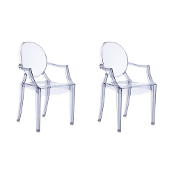 KARTELL set de 2 chaises LOUIS GHOST