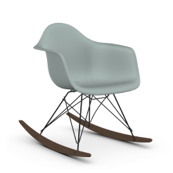 VITRA RAR fauteuil à bascule Eames Plastic Armchair base basic dark et érable foncé