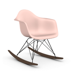 VITRA RAR fauteuil à bascule Eames Plastic Armchair base basic dark et érable foncé