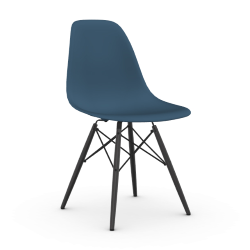 VITRA chaise avec piètement noir Eames Plastic Side Chair DSW NOUVELLES DIMENSIONS