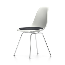 VITRA chaise avec coussin Eames Plastic Side Chair DSX NOUVELLES DIMENSIONS