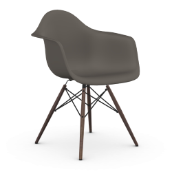 VITRA chaise avec piètement foncé Eames Plastic Armchair DAW NOUVELLES DIMENSIONS