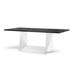 ALMA DESIGN table avec la base blanche CLINT
