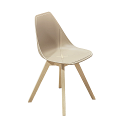 ALMA DESIGN X Chair Collection set de 4 chaises X WOOD