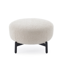 KARTELL pouf repose-pieds LUNAM tissu CURLY