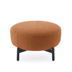 KARTELL pouf repose-pieds LUNAM tissu CURLY