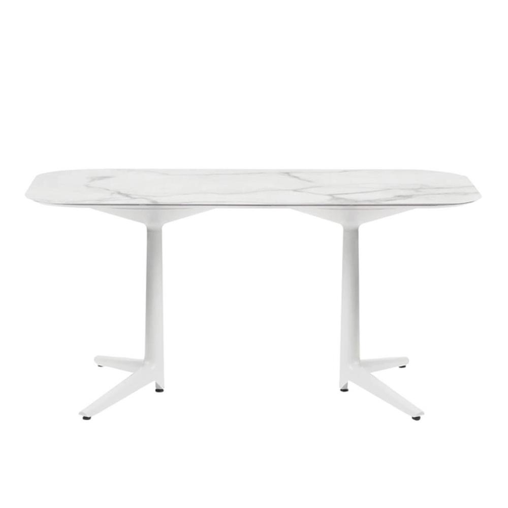 KARTELL table MULTIPLO XL avec plateau rectangulaire 158x90 cm - Amoble ...