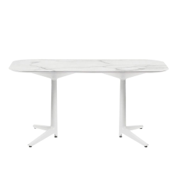KARTELL table MULTIPLO XL avec plateau rectangulaire 158x90 cm