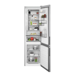 AEG réfrigérateur-congélateur RCB736E7MX installation libre No Frost Classe E acier inoxydable 366 litres