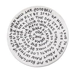 QEEBOO tapis ronde MORNING THOUGHTS Shantell Martin Collection