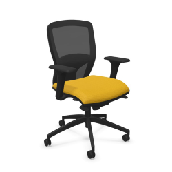 LEYFORM fauteuil de bureaus SPRINT RE avec accoudoirs réglables en hauteur et la base noire