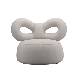 QEEBOO fauteuil rembourré en tissu RIBBON ARMCHAIR