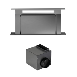 FALMEC hotte plan de travail aspirante DOWNDRAFT 1100 m3/h INOX 120 cm