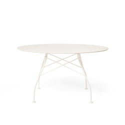 KARTELL table ronde pour l'extérieur GLOSSY OUTDOOR Ø 128 cm