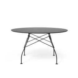 KARTELL table ronde pour l'extérieur GLOSSY OUTDOOR Ø 128 cm