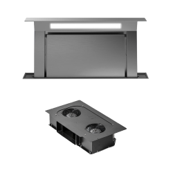 FALMEC hotte plan de travail aspirante DOWNDRAFT moteur SLIM 800 m3/h INOX 120 cm