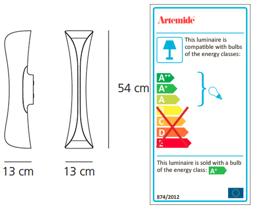 ARTEMIDE CADMO LED WALL