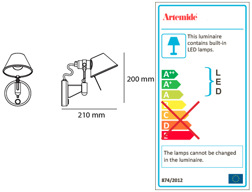 ARTEMIDE TOLOMEO MICRO FARETTO LED