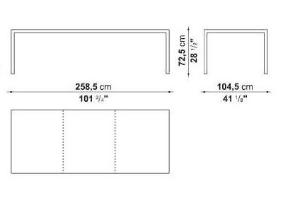 B&B ITALIA Table THE TABLE - Amoble Design