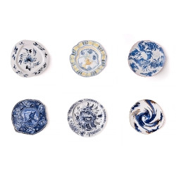 DIESEL LIVING WITH SELETTI set de 6 assiettes de diner CLASSIC ON ACID