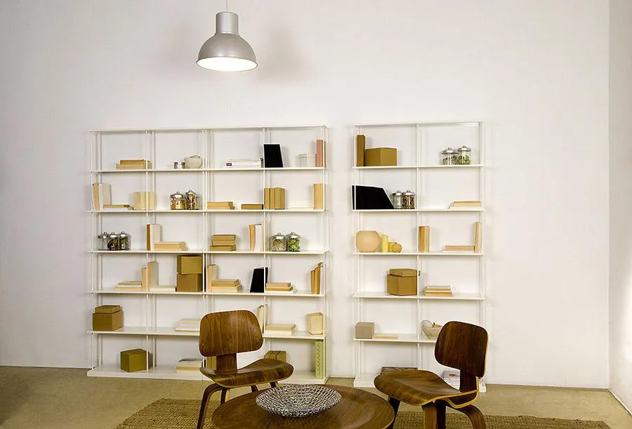 KRIPTONITE bibliothèque murale KROSSING MAXI H 170 cm avec base pour support au sol